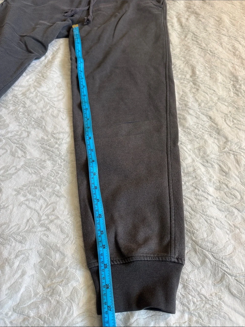J. Crew Charcoal Gray Drawstring Authentic Fleece Sweatpants